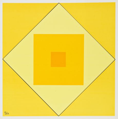 Compositie 1 (gele vlakken)