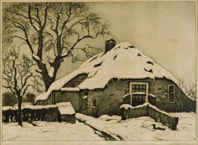 Oud boerenhuis, Blaricum -gedateerd 1928-