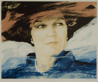 Portret van koningin Beatrix